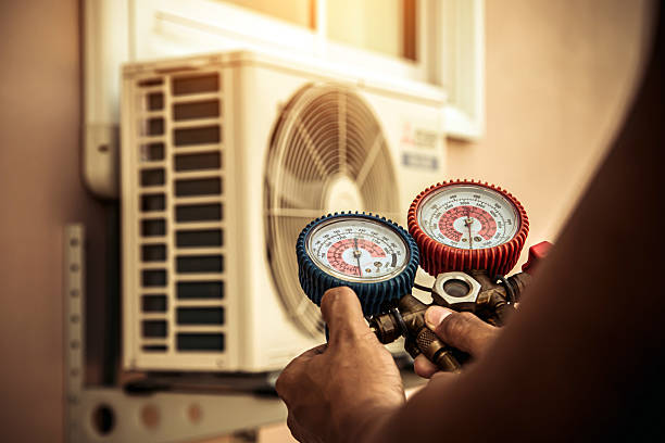 Professional Emergency Hvac technician working in South Park, PA